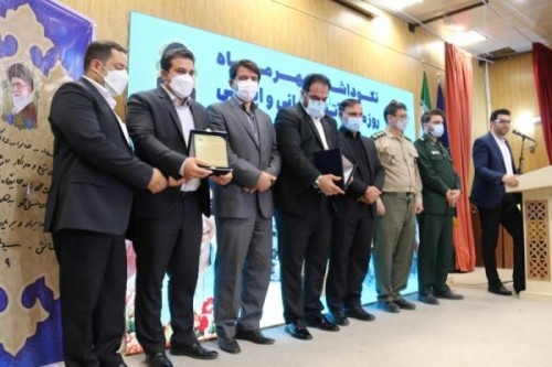 مراسم گرامیداشت روز آتش نشانی توسط انجمن ایمنی استان خوزستان